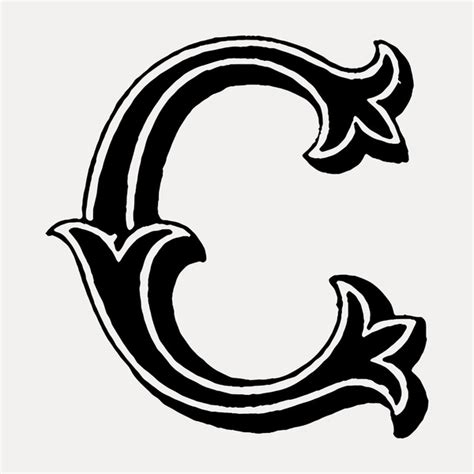 Letter C Font Styles