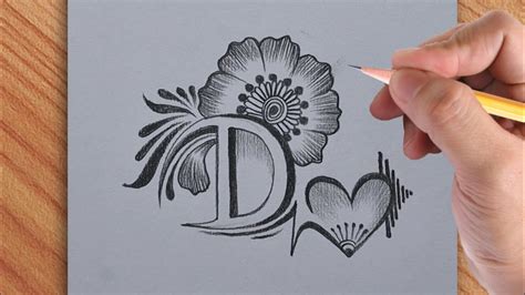 Letter D Drawing Cartoon