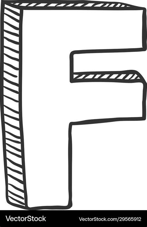 Letter F Sketch