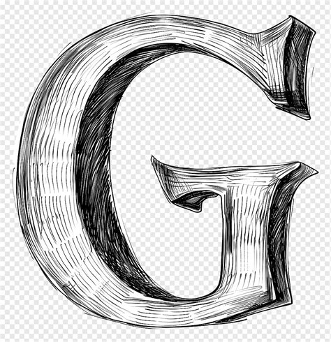 Letter G Drawing Nice