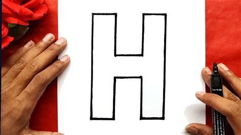 Letter H Drawing