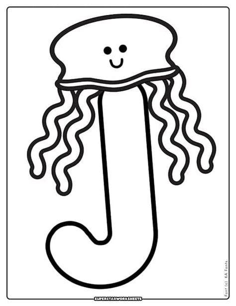 Letter J Coloring Pages Printable