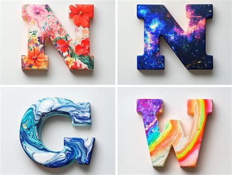 Letter Painting Acrylic