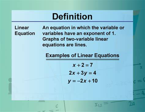 Linear Function Equation Examples