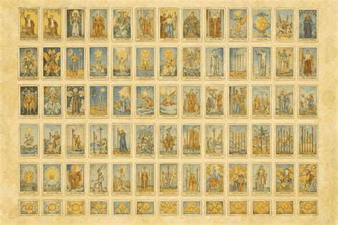 List Of Tarot Cards