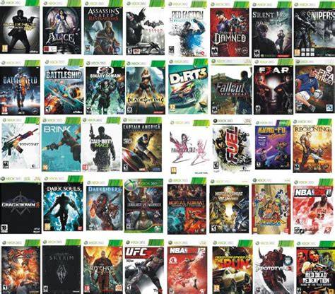 List Of Xbox 360 Games
