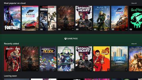 List Of Xbox Cloud Games