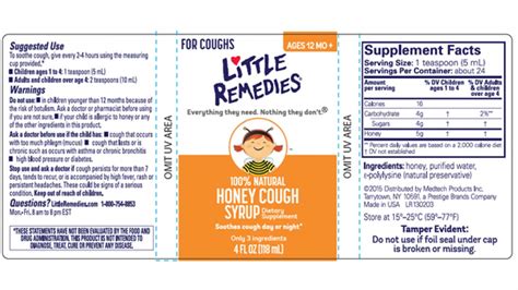 Little Remedies Honey Cough Syrup