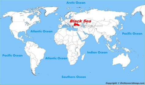 Location Of Black Sea In World Map