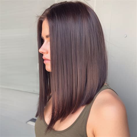 Long Hair Bob Layers Ushape
