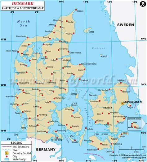 Longitude Of Denmark