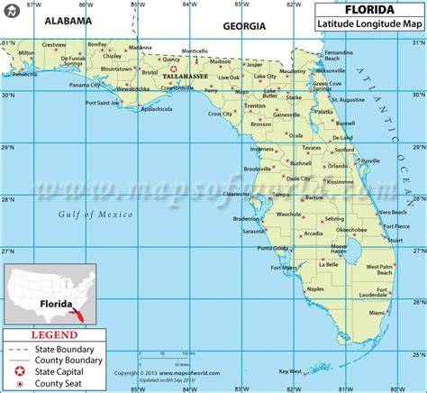 Longitude Of Florida
