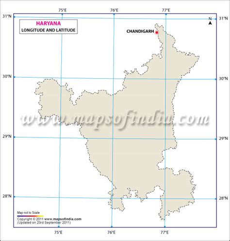 Longitude Of Haryana