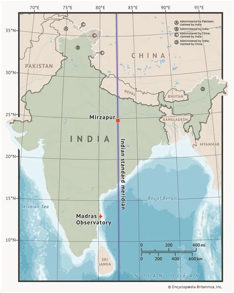 Longitude Of Indian Standard Time