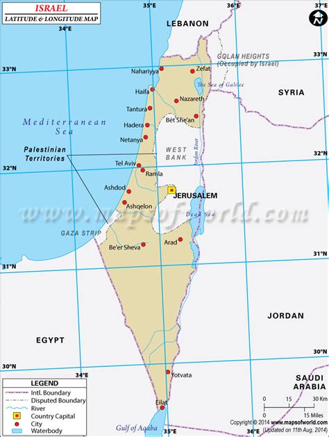 Longitude Of Israel
