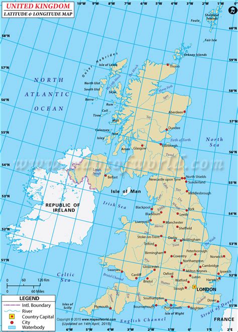 Longitude Of London England