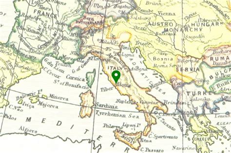 Longitude Of Rome Italy
