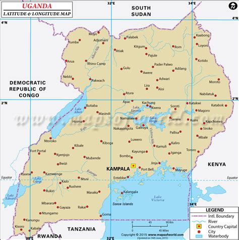 Longitude Of Uganda
