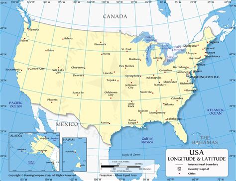Longitude Of Usa