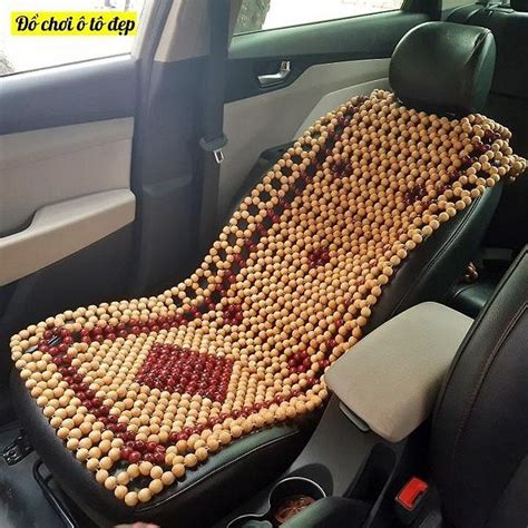 Lót Ghế Ô Tô Hạt Gỗ