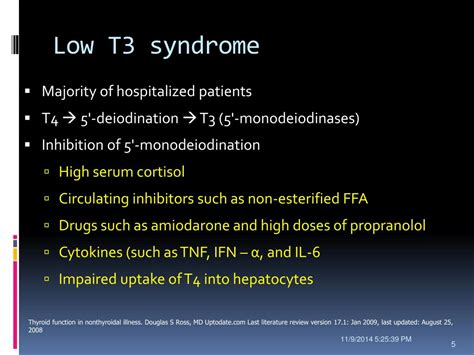 Low T3 Uptake