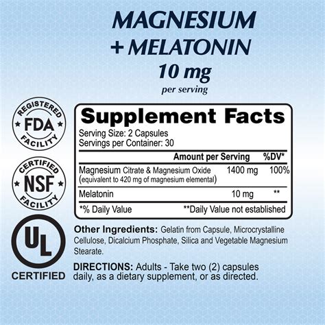 Magnesium And Melatonin