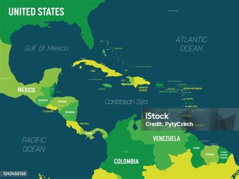 Map Amerika Tengah