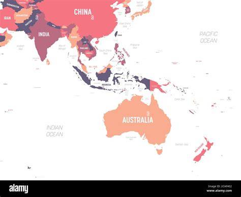 Map Asia Australia
