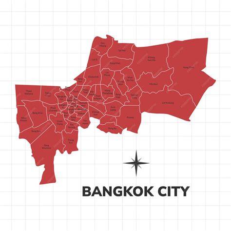 Map Bangkok Vector
