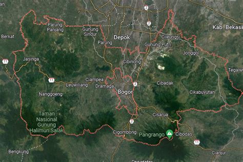 Map Bogor Utara