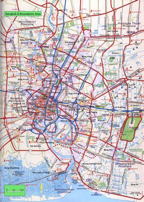 Map For Bangkok