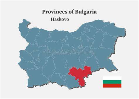 Map Haskovo Bulgaria