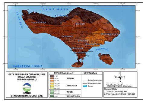 Map Hujan Bali