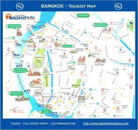 Map Kota Bangkok