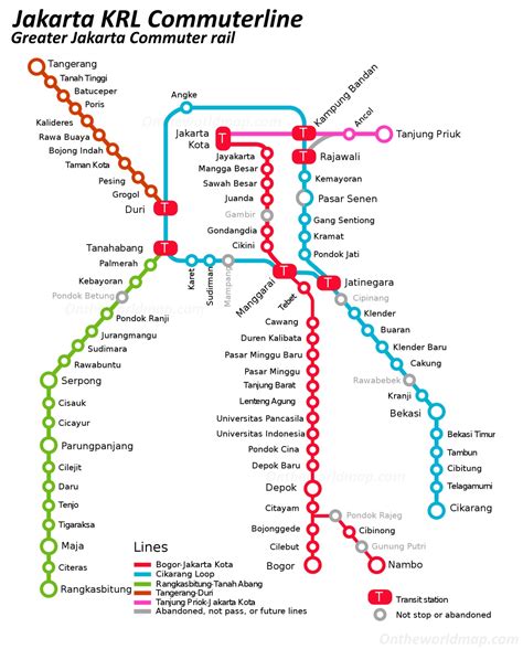 Map Krl Bogor Jakarta