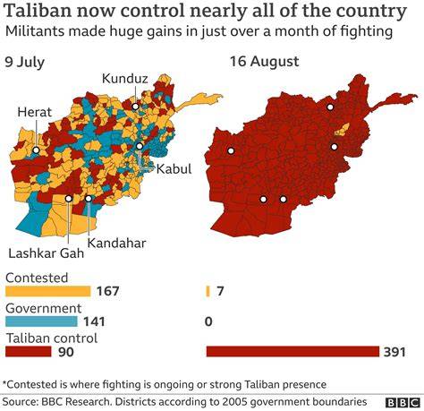 Map Of Afghanistan Control