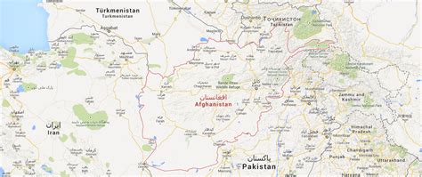 Map Of Afghanistan Google