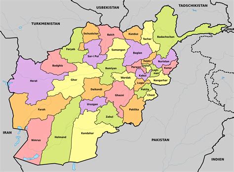 Map Of Afghanistan Hd