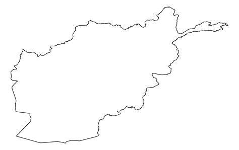 Map Of Afghanistan Outline