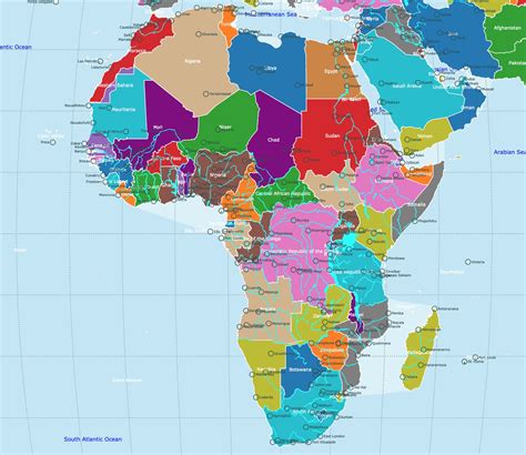 Map Of Africa And