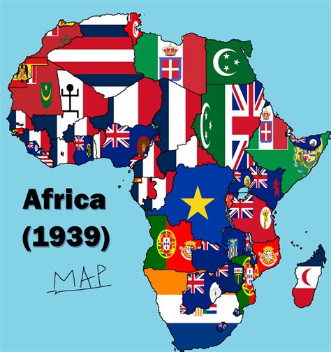 Map Of Africa During Ww2