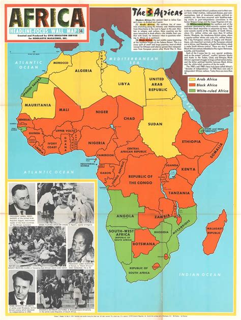 Map Of Africa In 1970