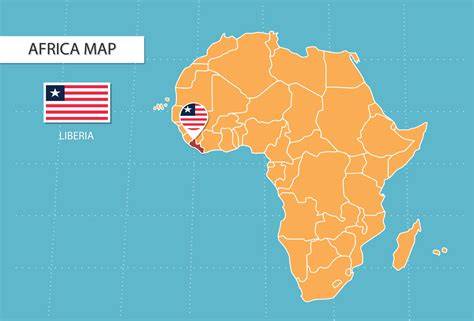 Map Of Africa Liberia