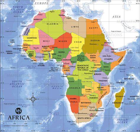 Map Of Africa Map Of Africa