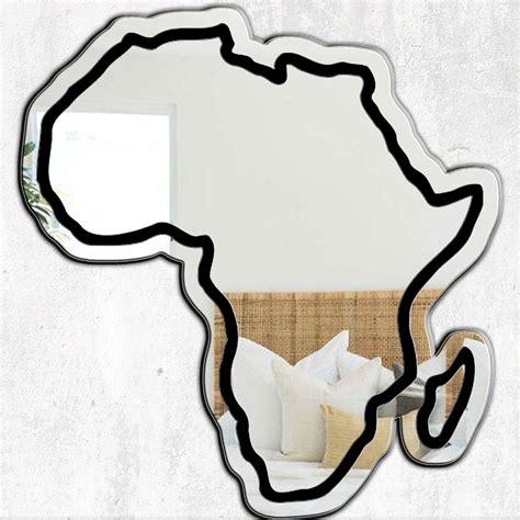 Map Of Africa Mirror