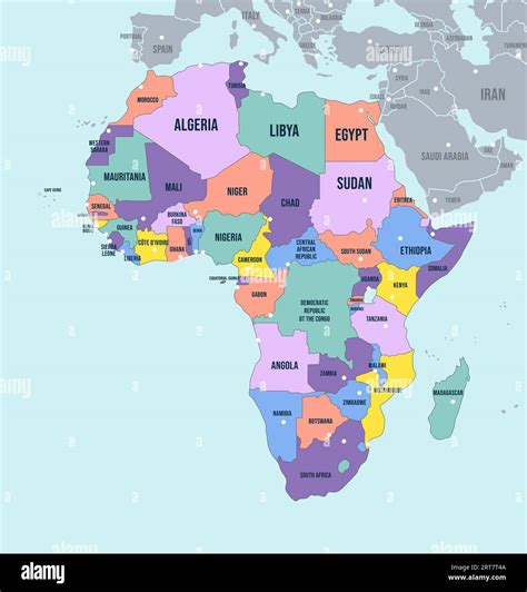 Map Of Africa Name