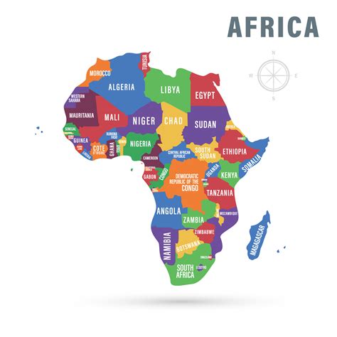 Map Of Africa Names
