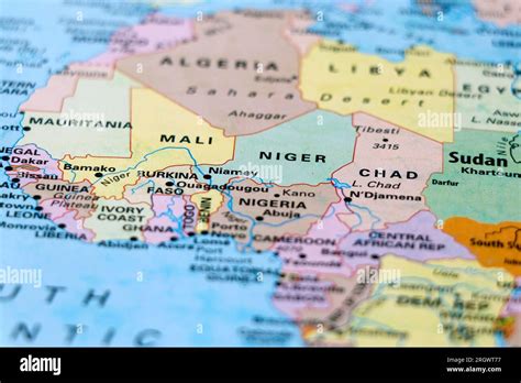 Map Of Africa Niger