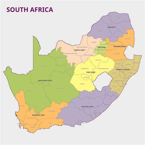 Map Of Africa Provinces