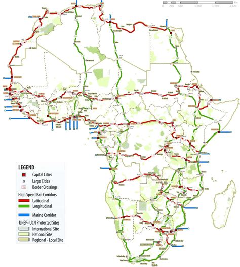 Map Of Africa Road Network